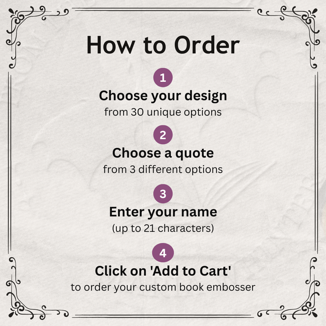 My Book Embosser – Mythology Collection