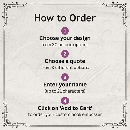 My Book Embosser – Mythology Collection