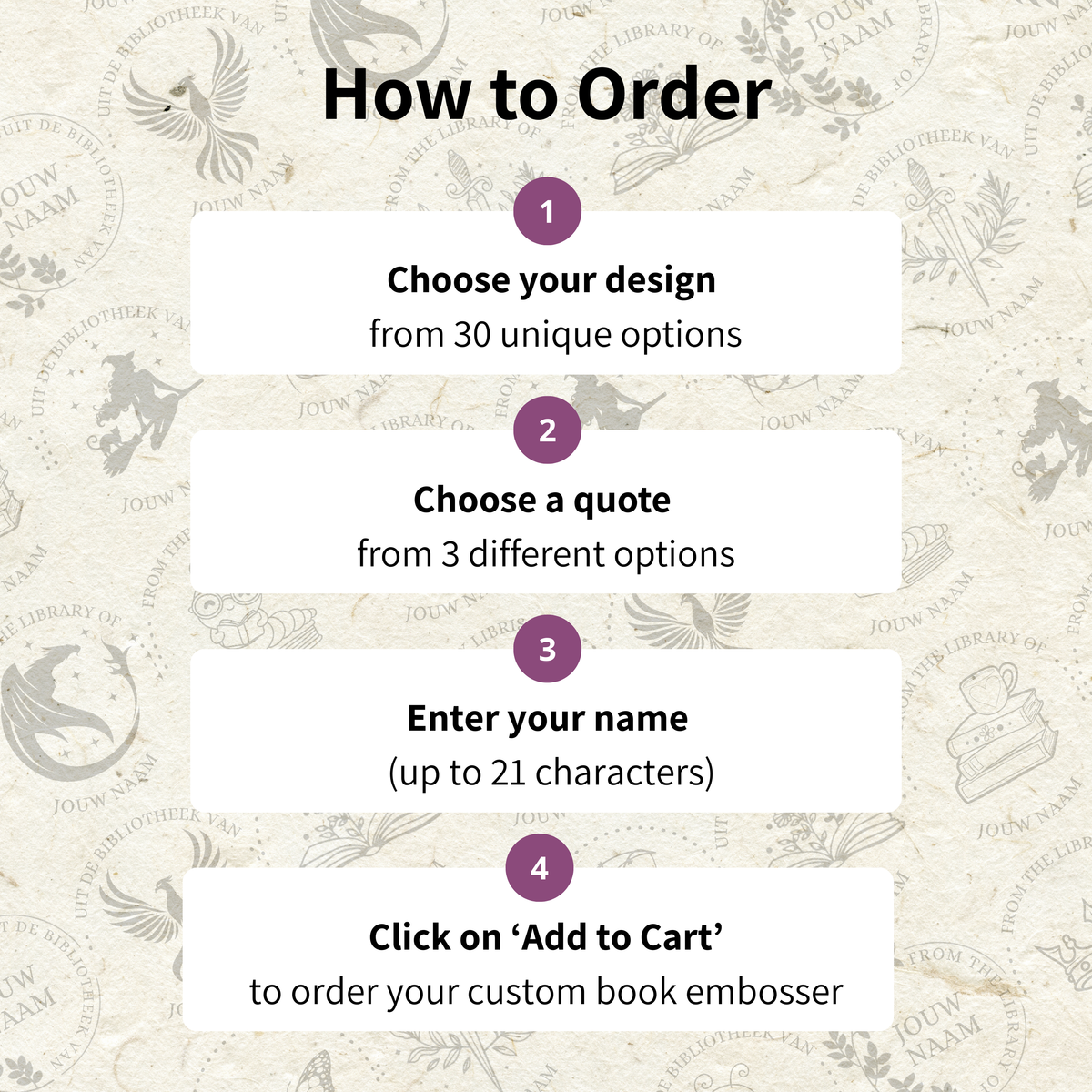 My Book Embosser - Custom Book Embosser